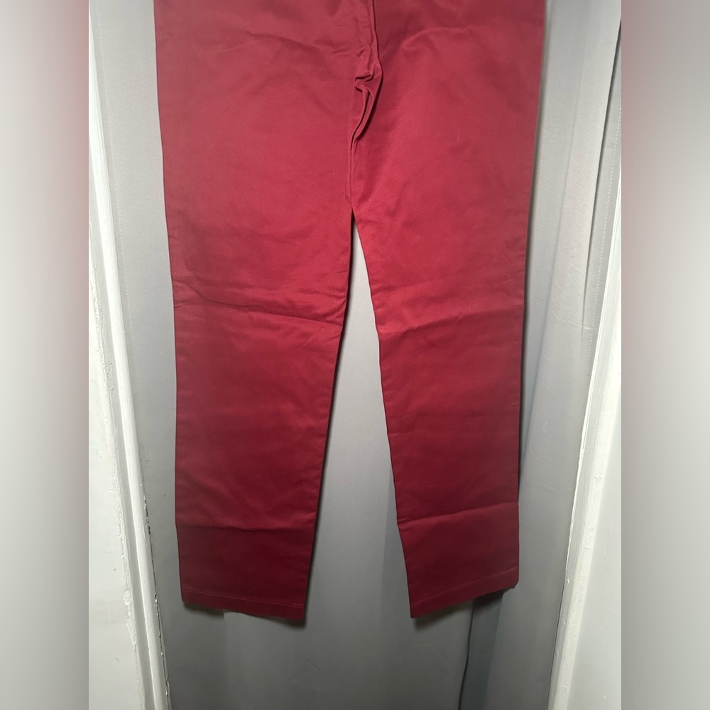 Brooks Brothers Fleece Boys Chino Pants Red Size 18 Straight Leg Flat Front NWT - Picture 14 of 14